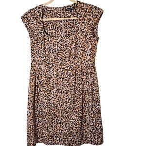 French Connection macchiato leopard print dress. Size 10.